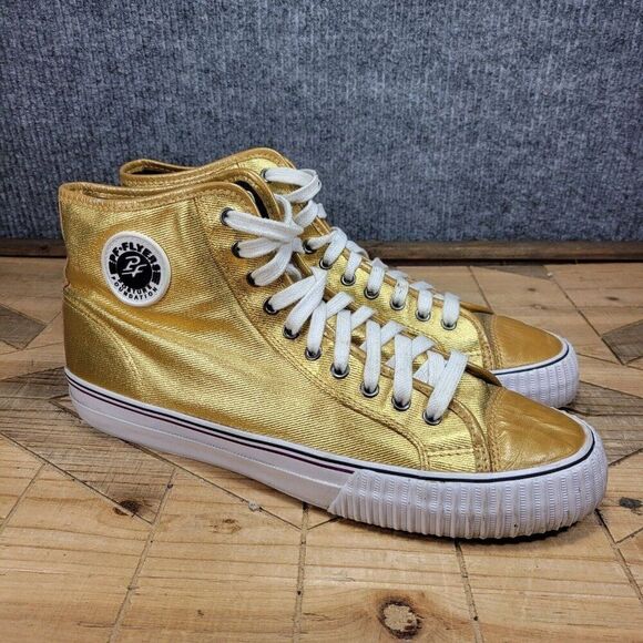 P.F. Flyers Other - PF FLYERS Posture Foundation Gold High Top Sneakers Shoes Athletic Men's Size 13